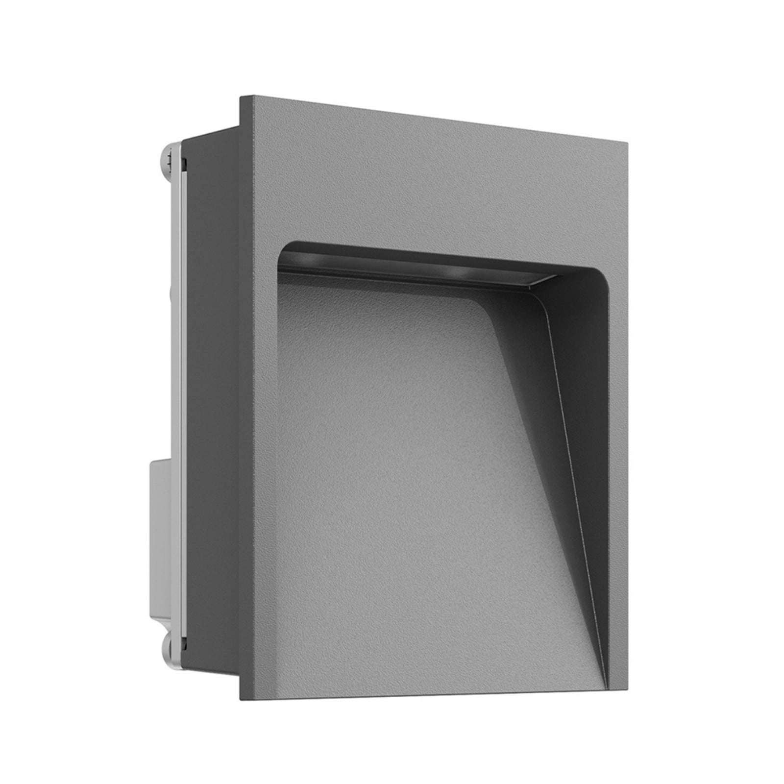 Lámpara empotrable para exteriores My Way, antracita, 2700 K, IP65 - FLOS - Terraza - Metal