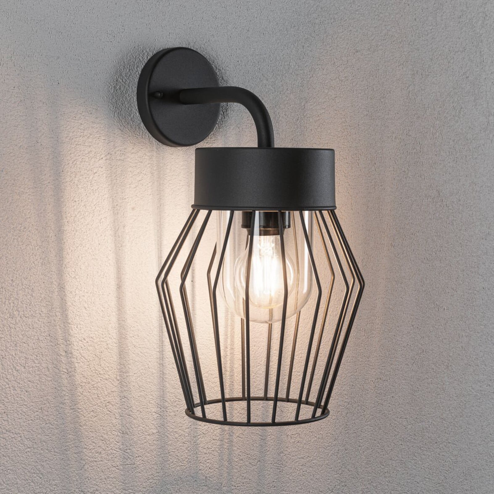Lanka Aplique Exterior SWR Antracita - Paulmann - Metal
