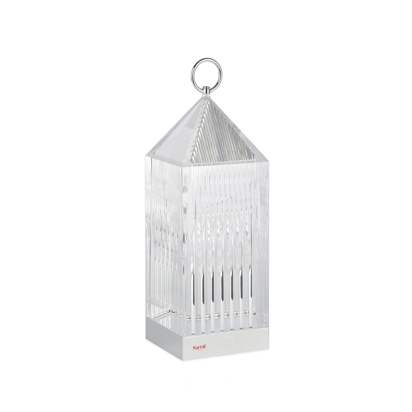 Lantern Portable Lámpara de Sobremesa V2 Crystal - Kartell - Balcón - Diseño - Plástico - Farol