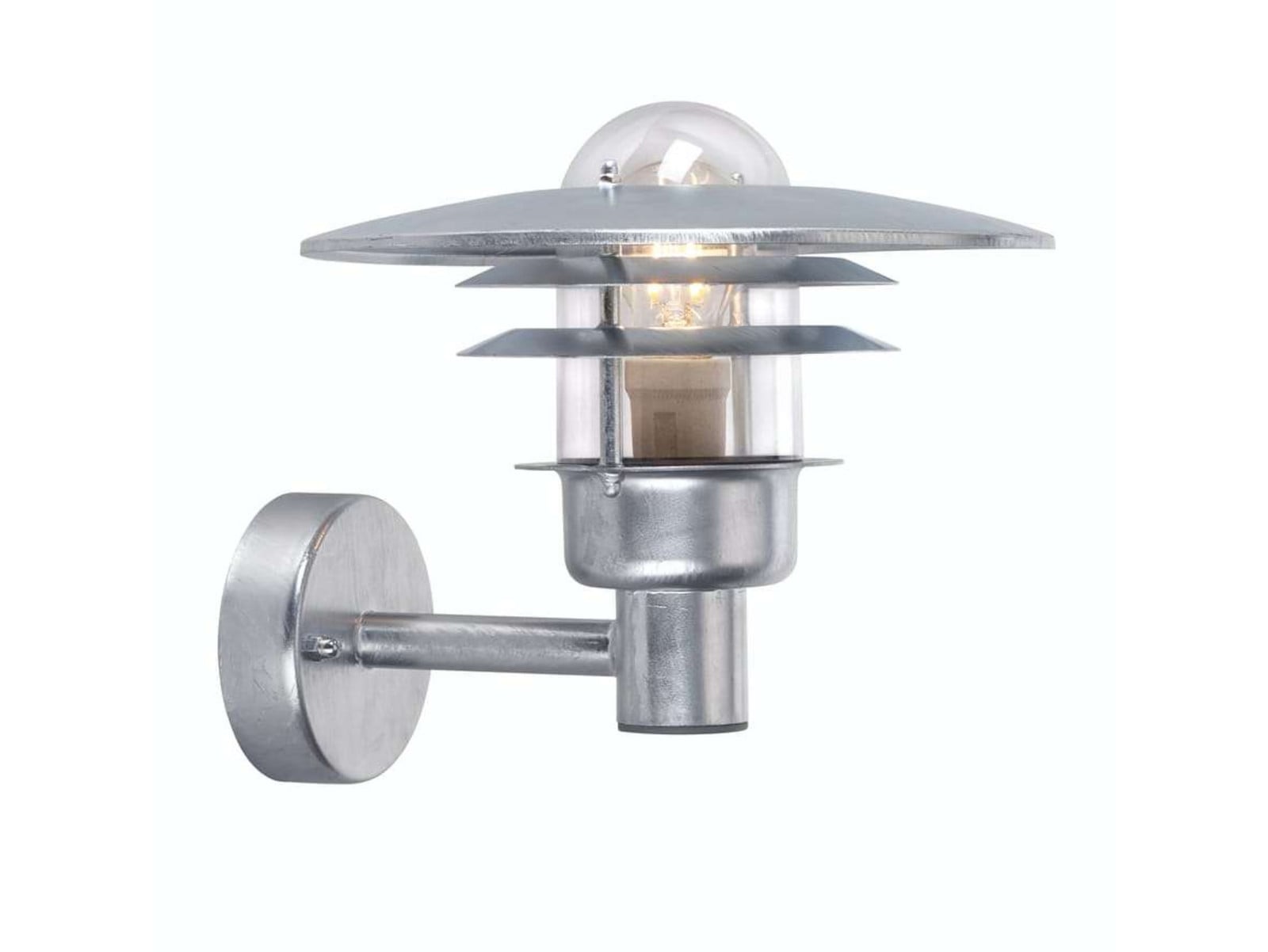 Larvik Aplique de Pared Exterior Galvanizado - Norlys - Metal
