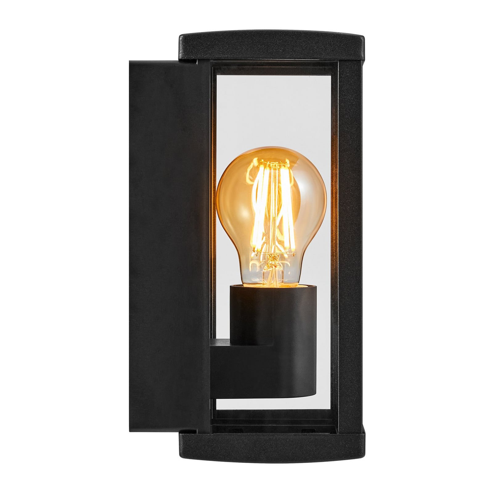 Luchy Aplique Exterior Black - Nordlux - Moderno - Metal - Angular