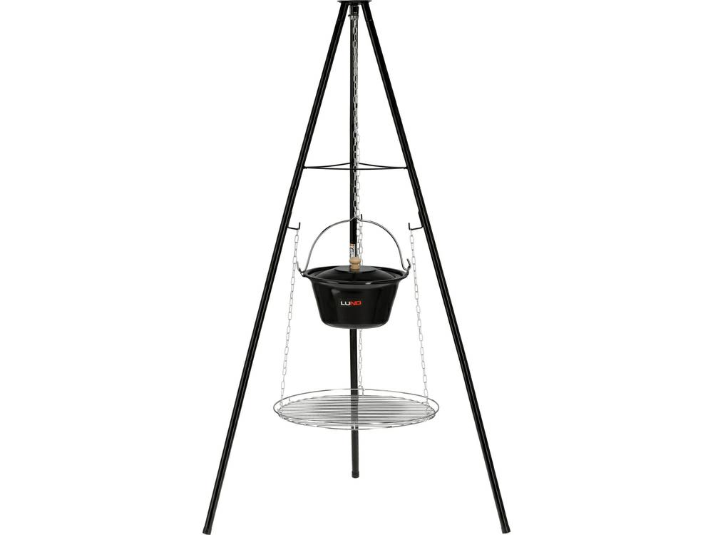 Lund grill i misa wiszące na trójnogu 49cm