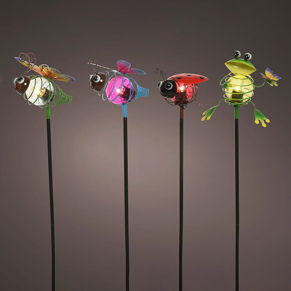 Luz de estaca solar con forma de animales de jardin 898092