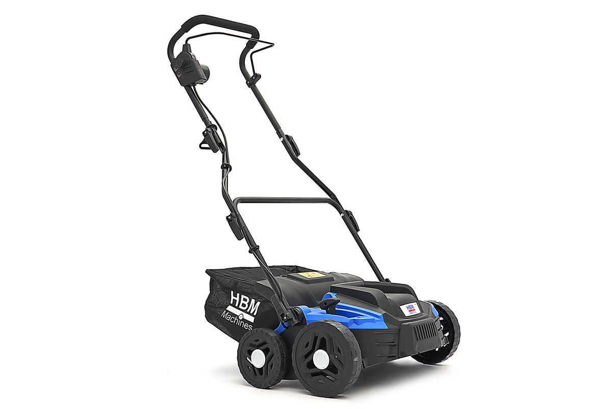 Máquina de airear césped HBM 1500W 360 mm incluida rastrillo