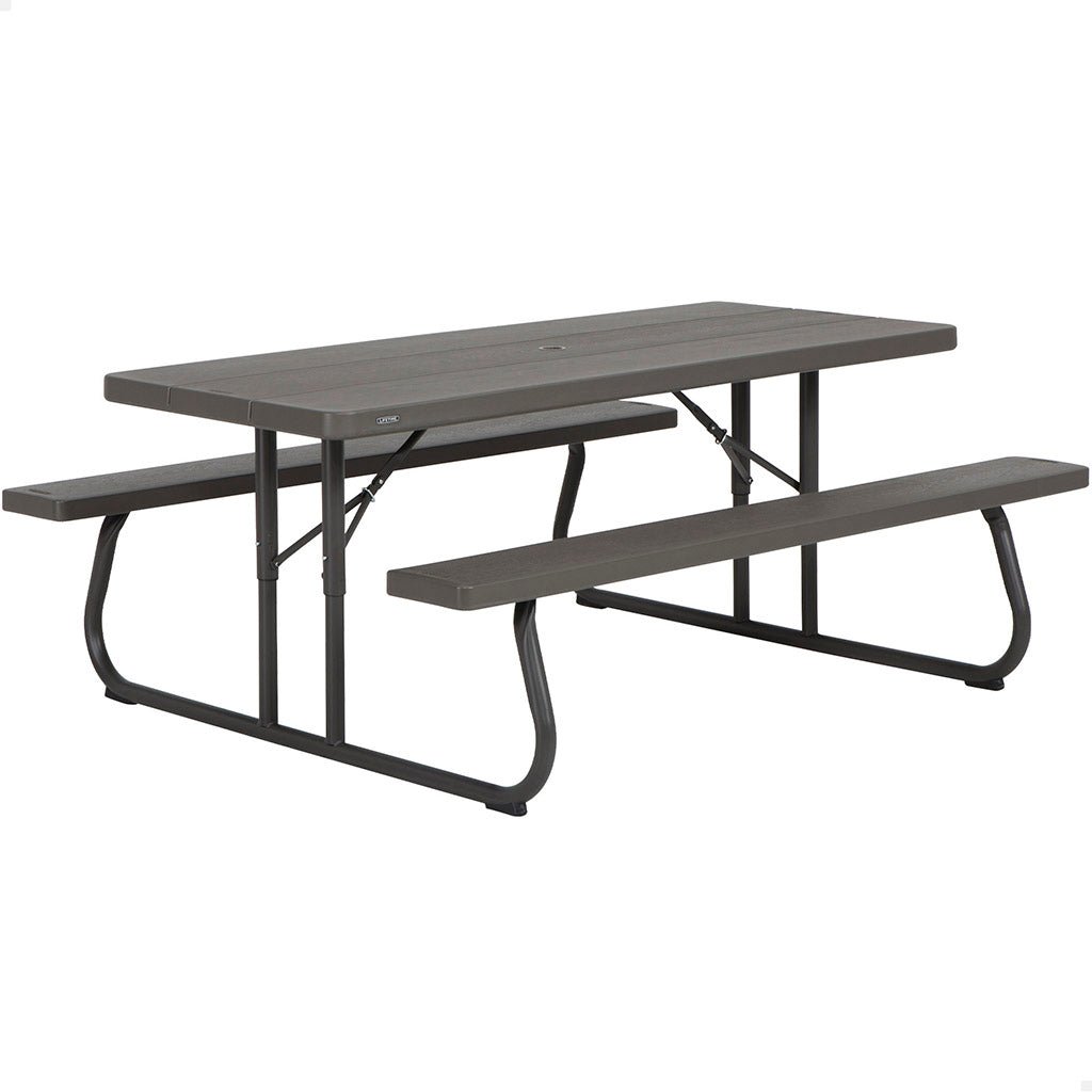 Mesa picnic plegable acabado Rough Cut™ 183 x 76 x 74 cm - 92200