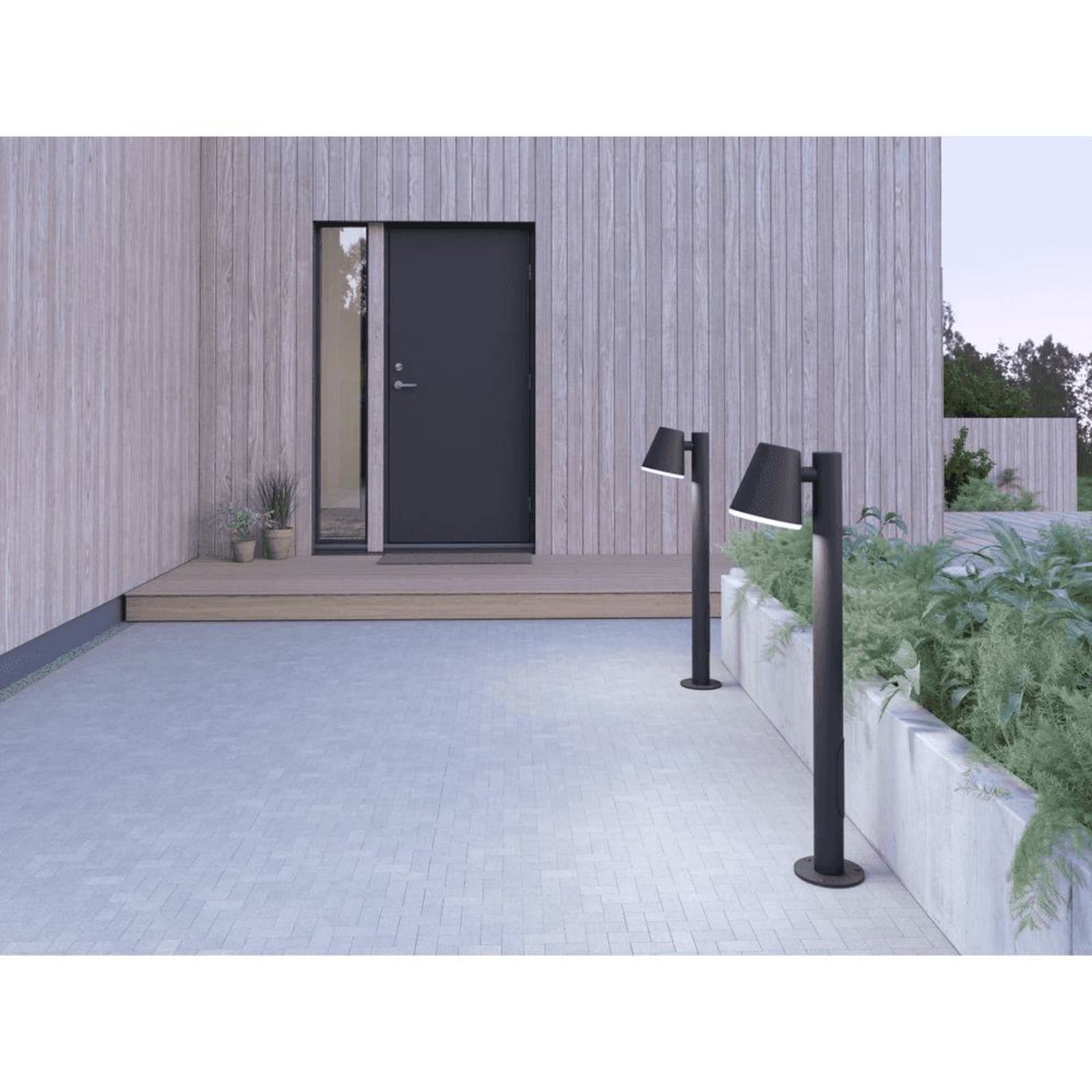 Mist Lámpara  Exterior/Jardín H102,9 Black - Belid - Terraza - Metal