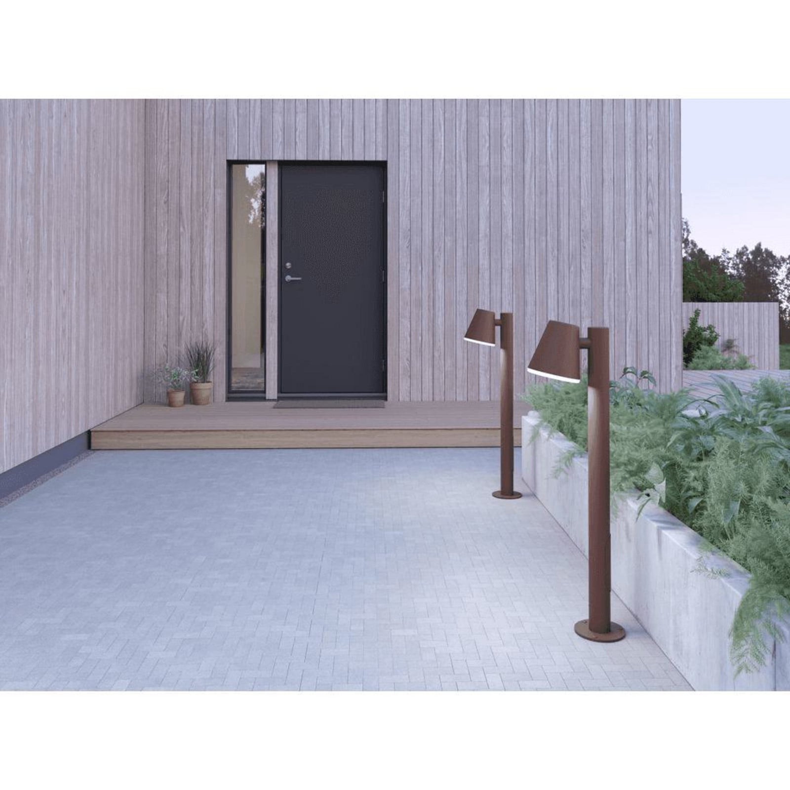 Mist Lámpara  Exterior/Jardín H102,9 Rust - Belid - Terraza - Metal