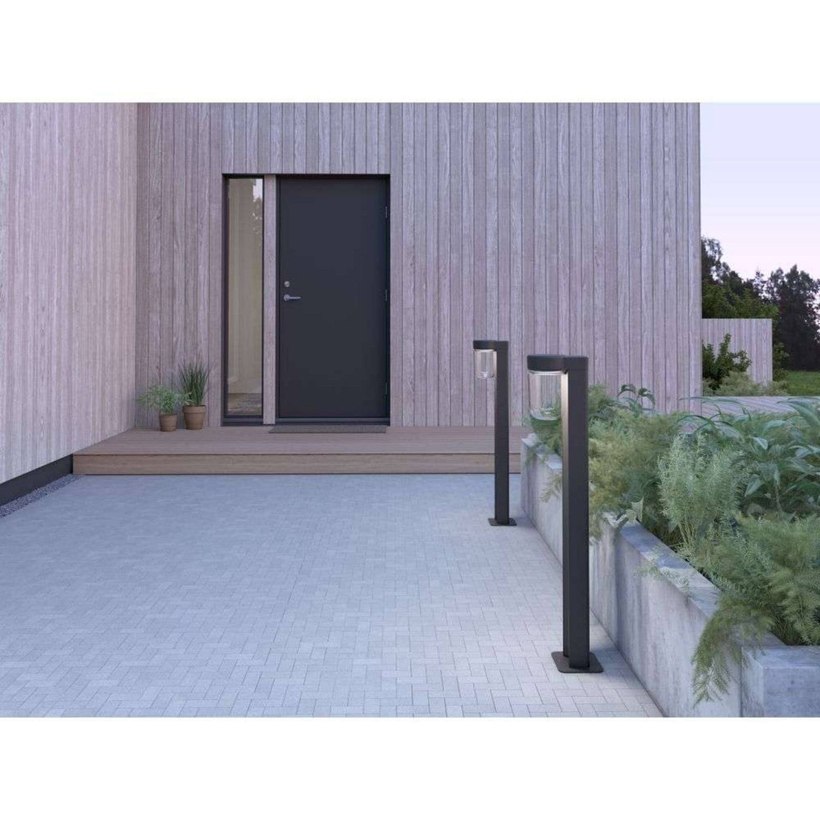 Moon Lámpara  Exterior/Jardín H94,7 Black - Belid - Terraza - Metal