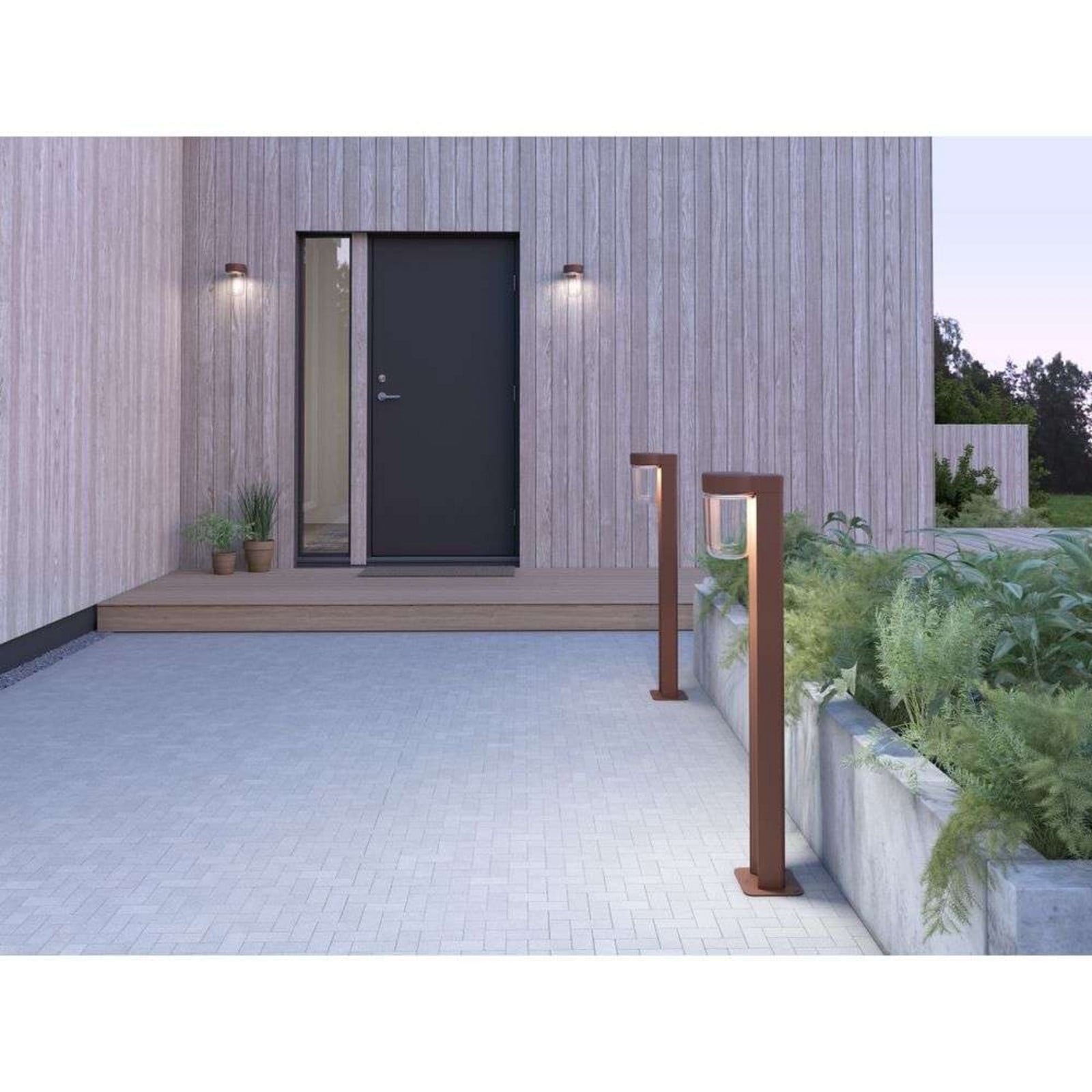 Moon Lámpara  Exterior/Jardín H94,7 Rust - Belid - Terraza - Metal