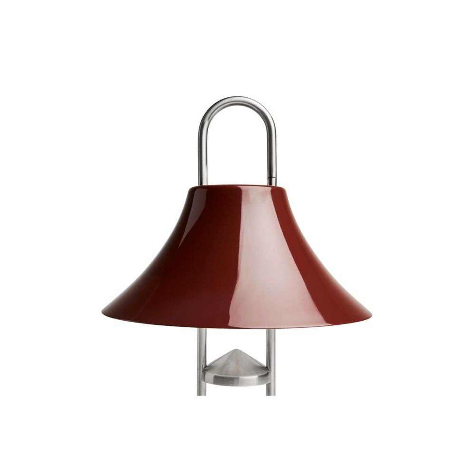 Mousqueton Portable Lámpara de Sobremesa Iron Red - HAY - Sala de estar / salón - Metal
