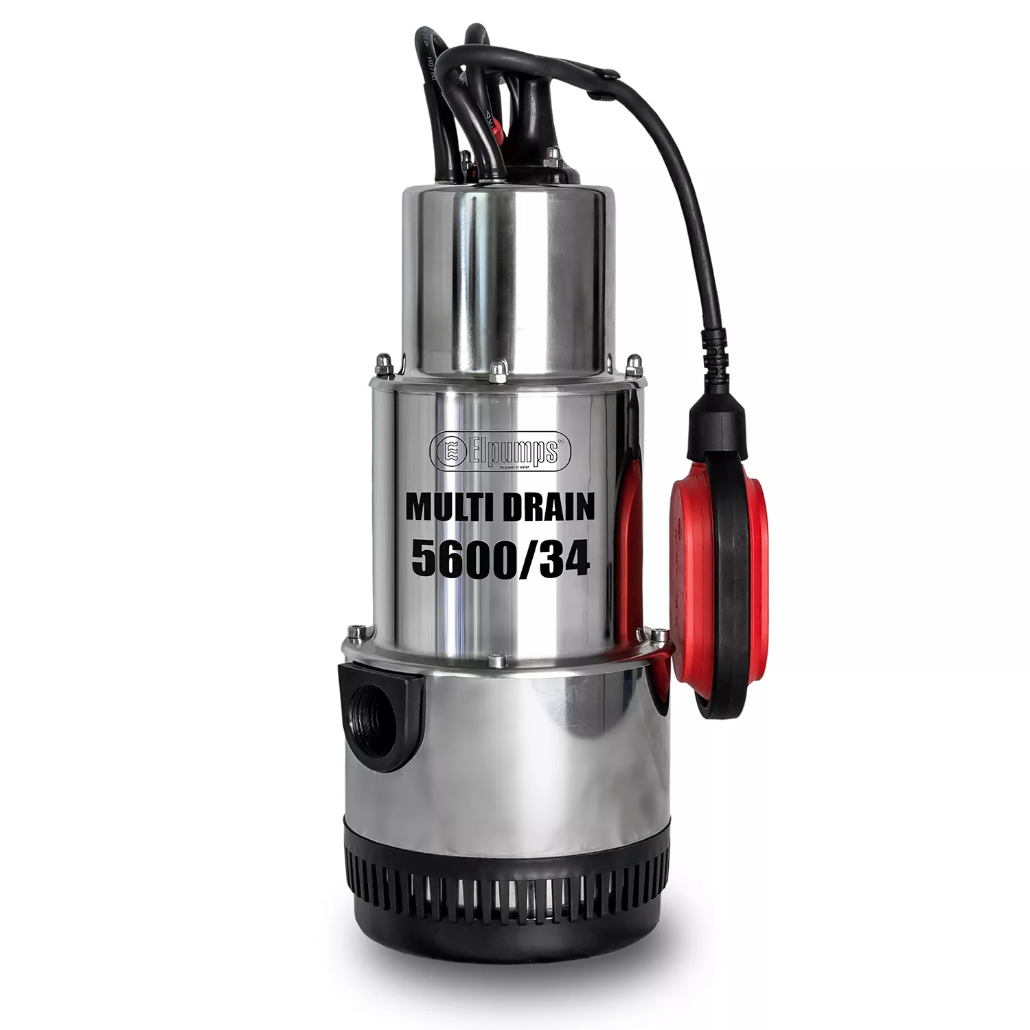 Multi Drain 5600/34 Bomba sumergible de alta presión, con 3 impulsores, 900 W, 34 m