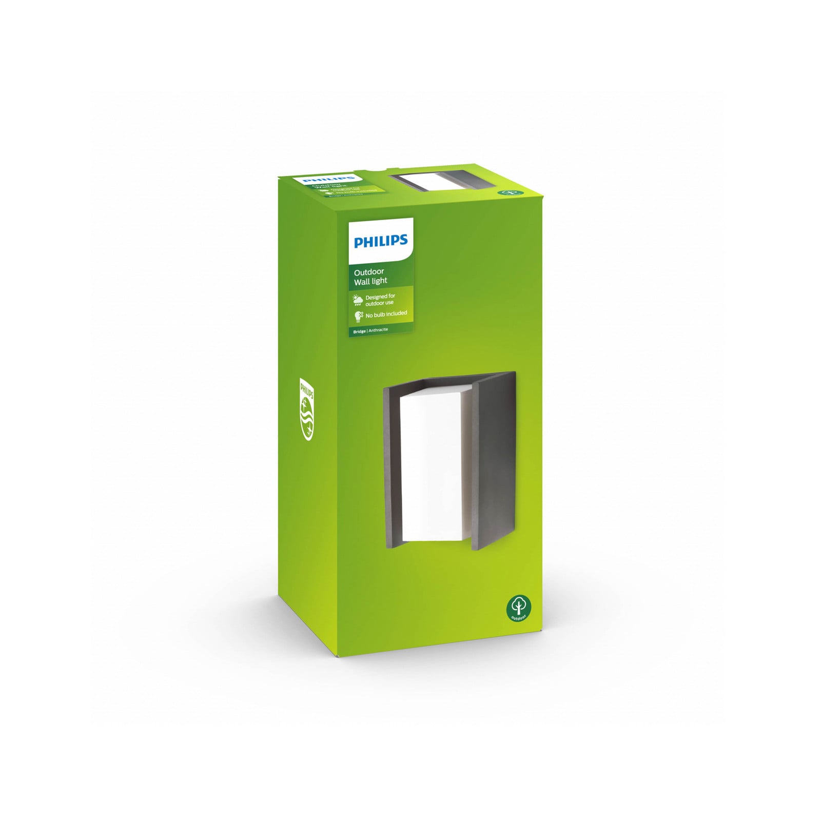 myGarden Bridge aplique de pared E27 antracita - Philips - Moderno - Metal - Angular