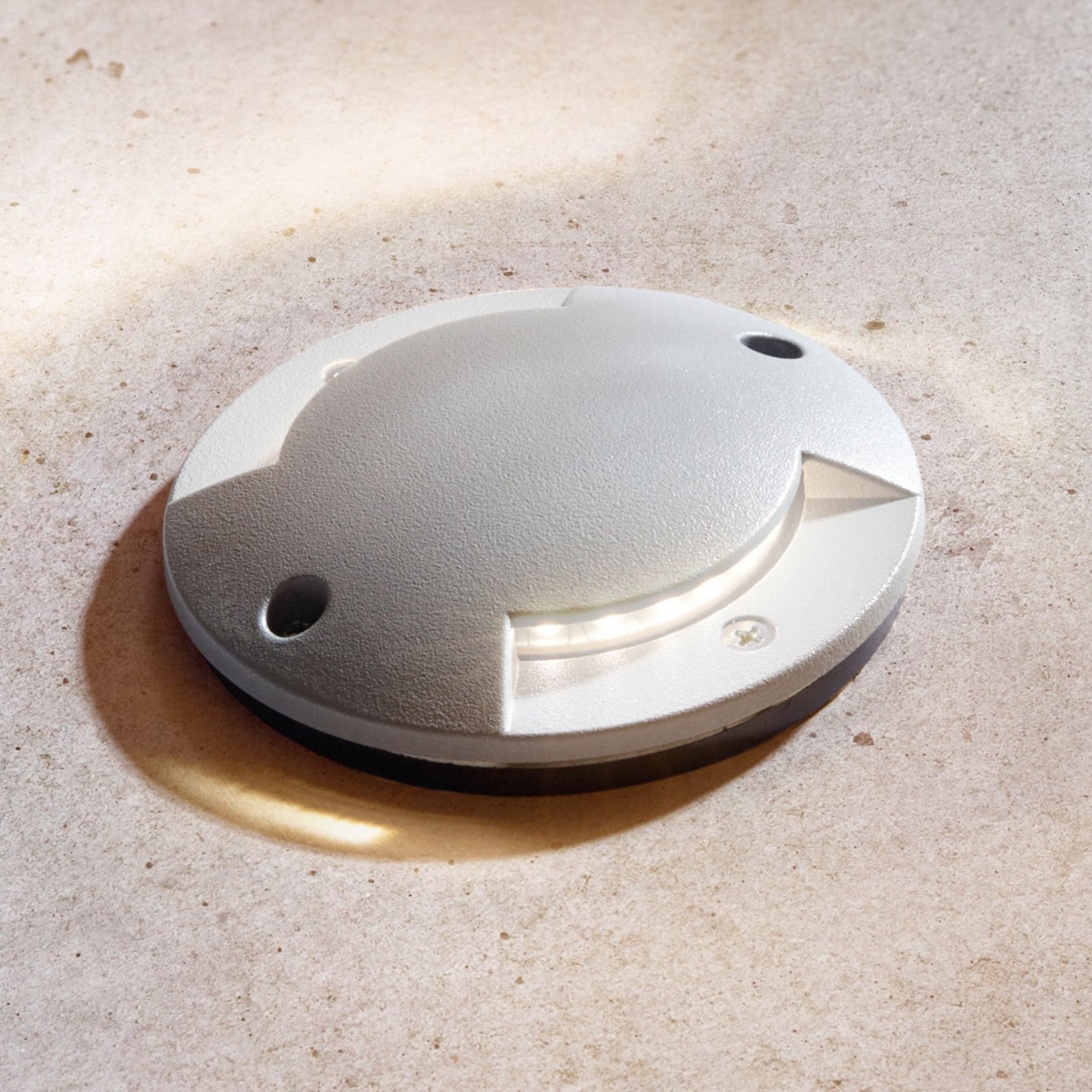 Nandita LED Spot Exterior Empotrable de Suelo IP65 Silver - Lindby - Terraza - Moderno - Metal - Redonda
