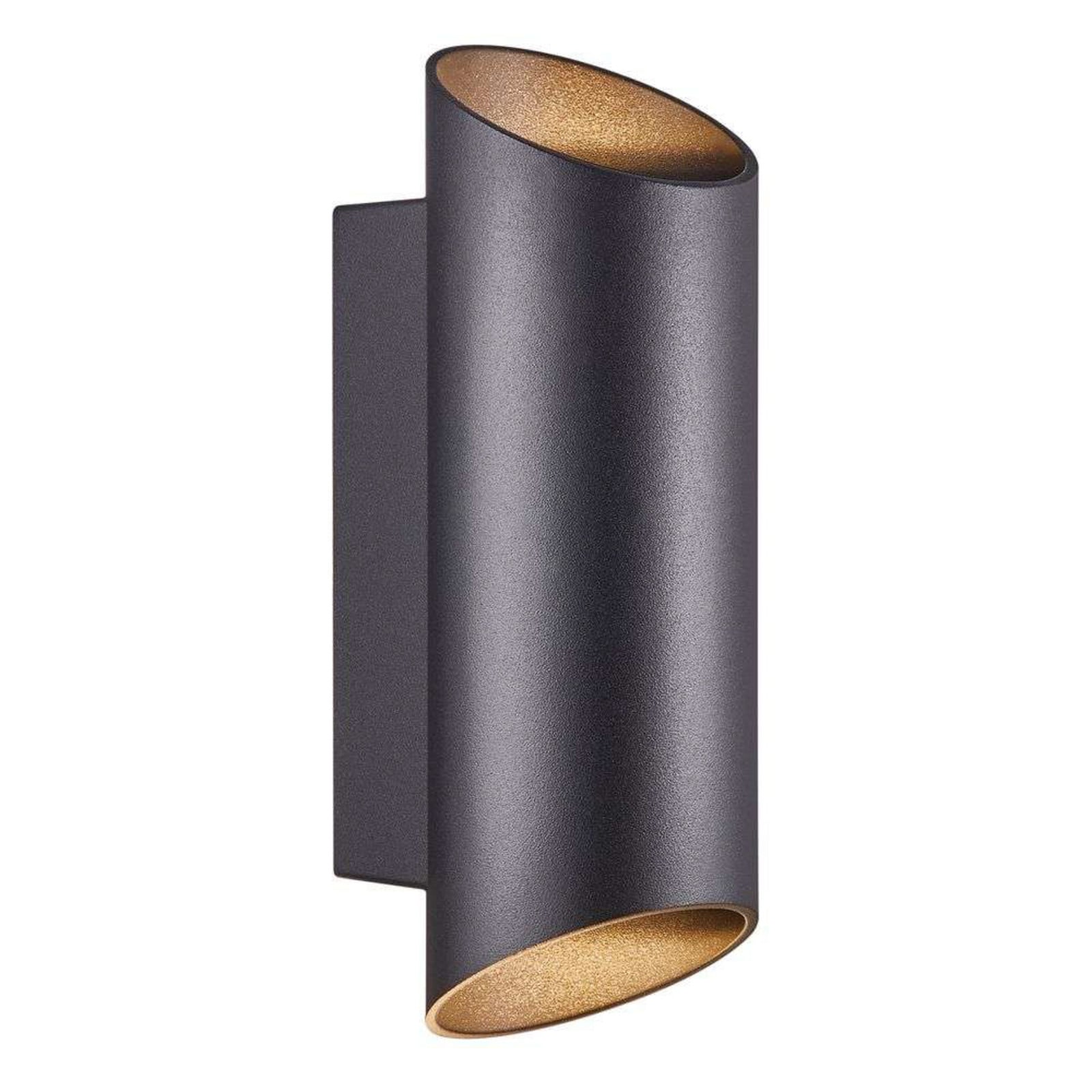 Nico Round 22 Aplique Exterior Black - Nordlux - Terraza - Aluminio