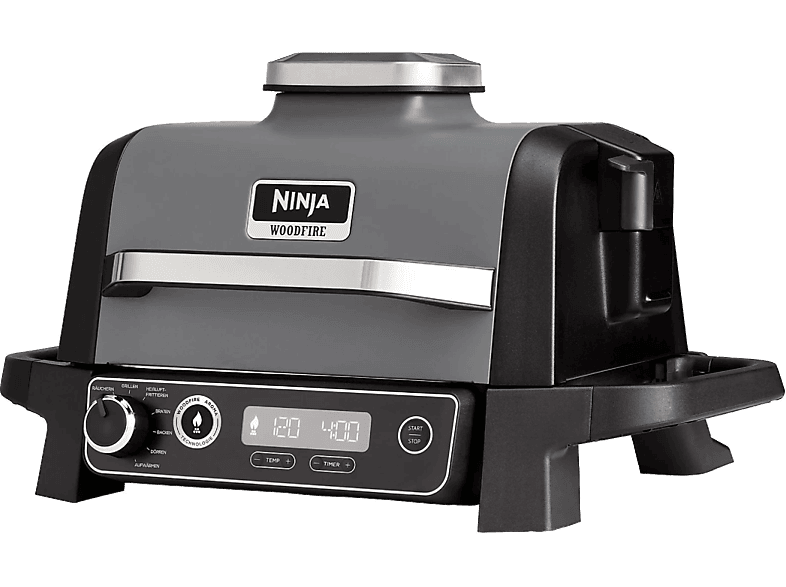 Ninja Woodfire OG701EU - barbacoa eléctrica 2400 W
