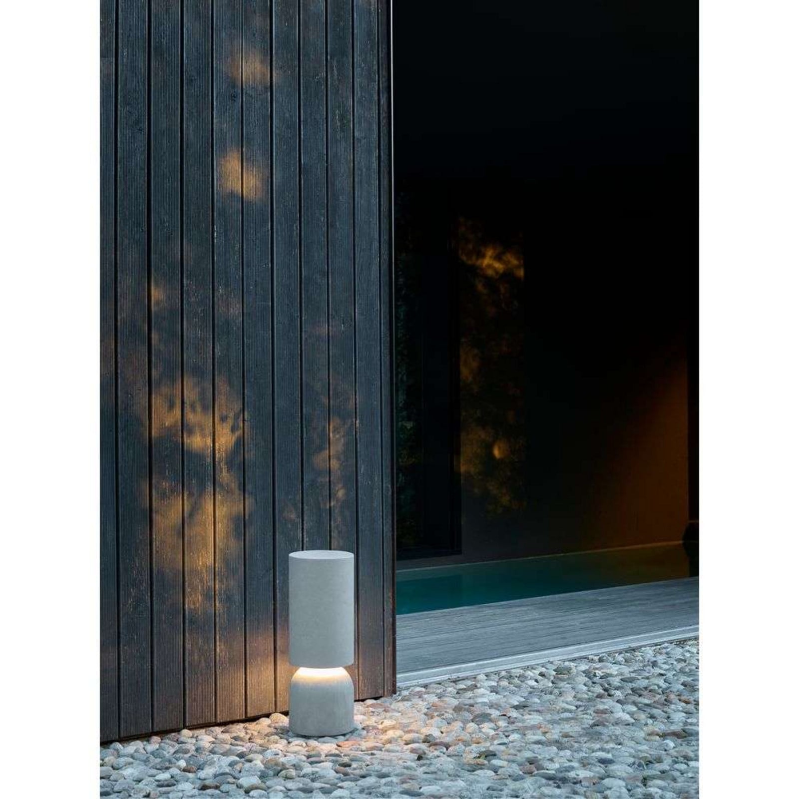Nui B Lámpara  Exterior/Jardín Concrete - Luceplan - Terraza - Hormigón / Cemento
