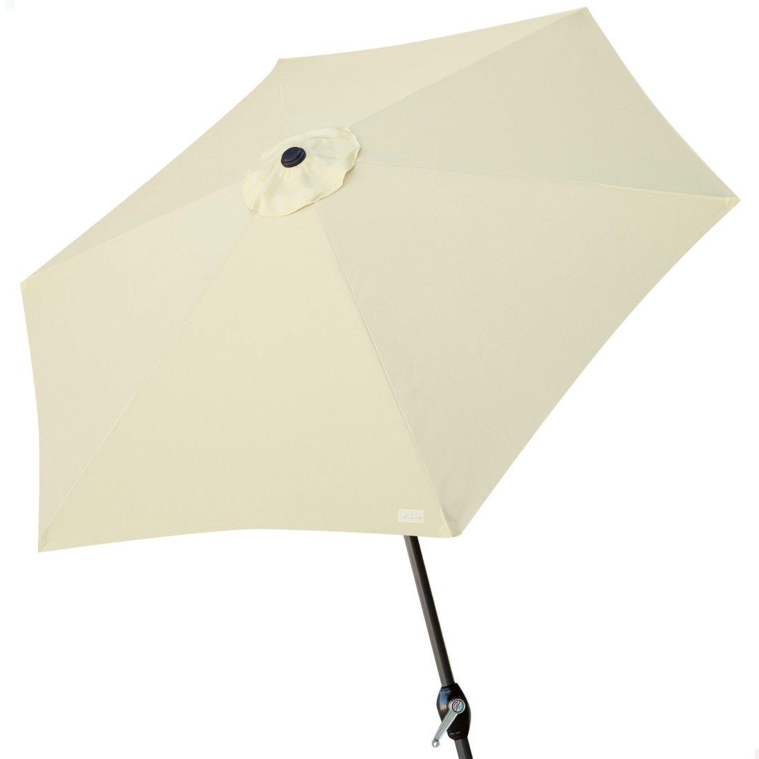 Parasol hexagonal ø300 cm color crema mástil aluminio