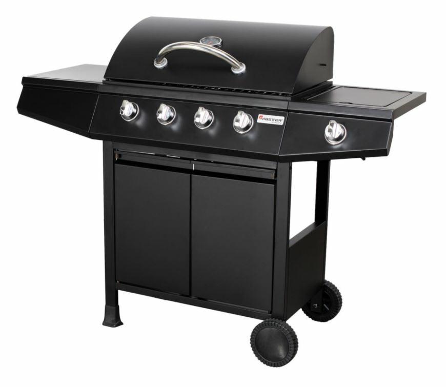 Parrilla a Gas Master Grill MG661 de 4 Quemadores, 61 cm de ancho, diseño elegante y funcional para exteriores
