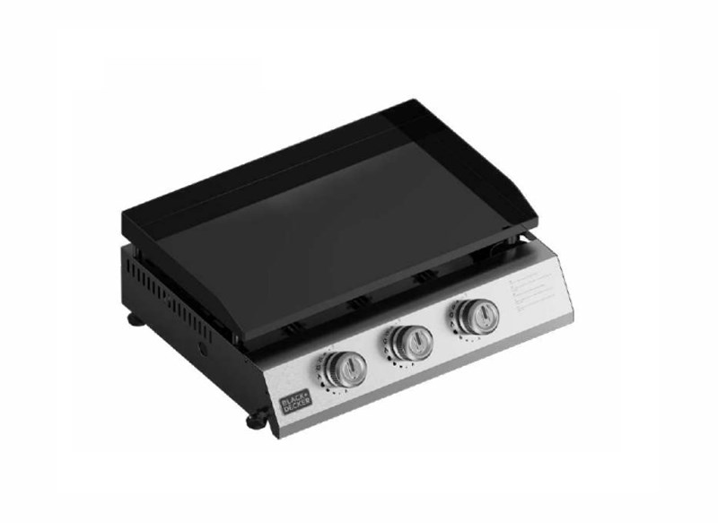 Parrilla de gas bxop7350e black+decker de 3 quemadores