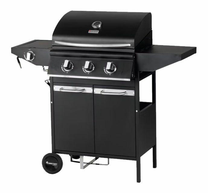 Parrilla de Gas Master de 3 Quemadores MG673, diseño robusto, encendido electrónico y superficie de cocción amplia para asados perfectos