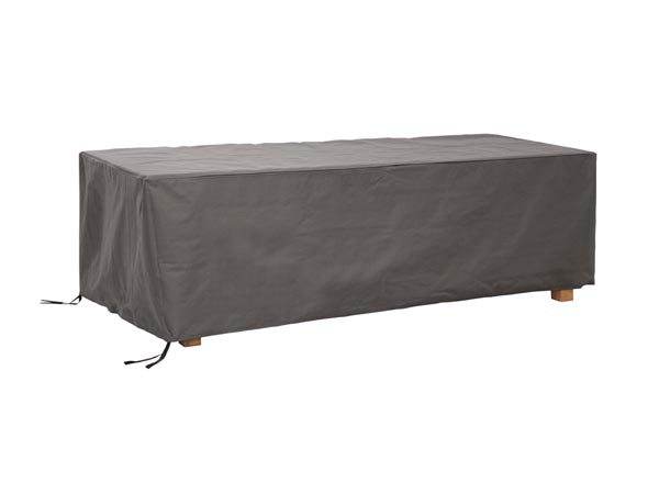 Perel Funda para mesa exterior 245 x 105 x 75 cm, impermeable y resistente a los UV, cubierta duradera para mesas de jardín hasta 240 cm, protección contra lluvia, polvo y sol