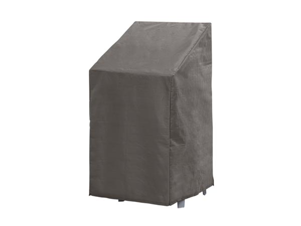 Perel Funda para sillas apilables 66 x 95 x 133 cm, Resistente al Agua y a los Rayos UV, Cubierta Fuerte para 4–6 sillas, Tejido Transpirable, Ideal para Uso Exterior