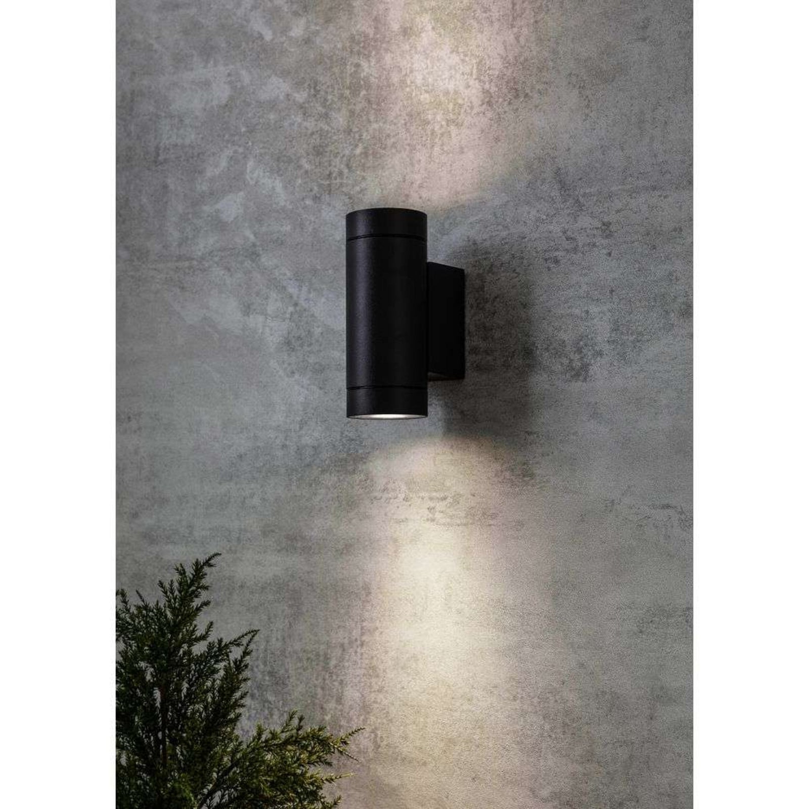 Pipe 2 Aplique Exterior IP44 Black - Markslöjd - Terraza - Metal