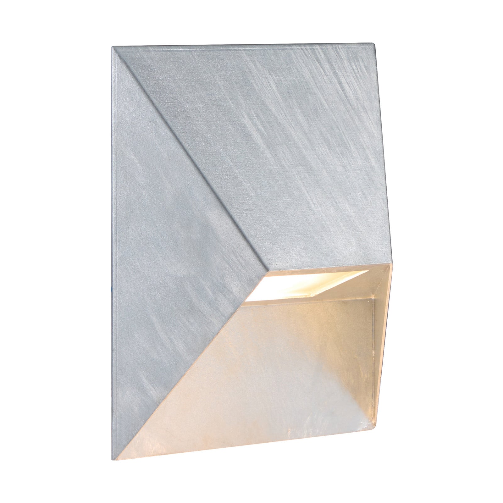Pontio 15 Aplique Exterior Galvanized Steel - Nordlux - Moderno - Metal - Angular