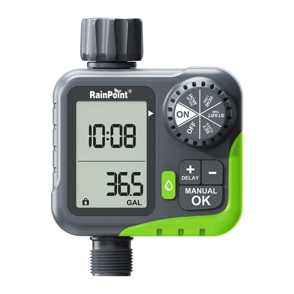Programador de Riego RainPoint Verde Sin WiFi ITV117