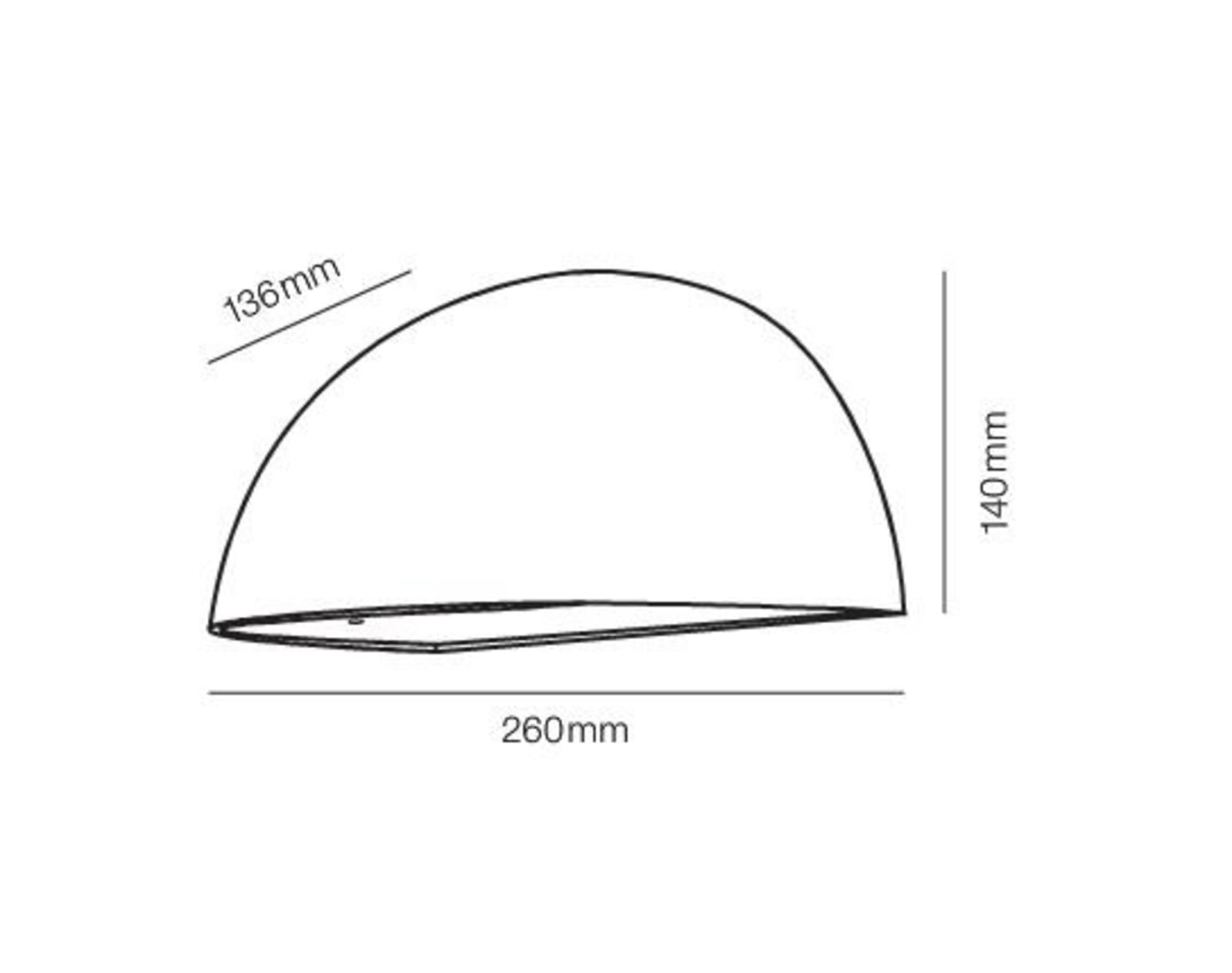Rørhat Aplique Exterior 40W E14 Blanco - LIGHT-POINT - Terraza - Metal