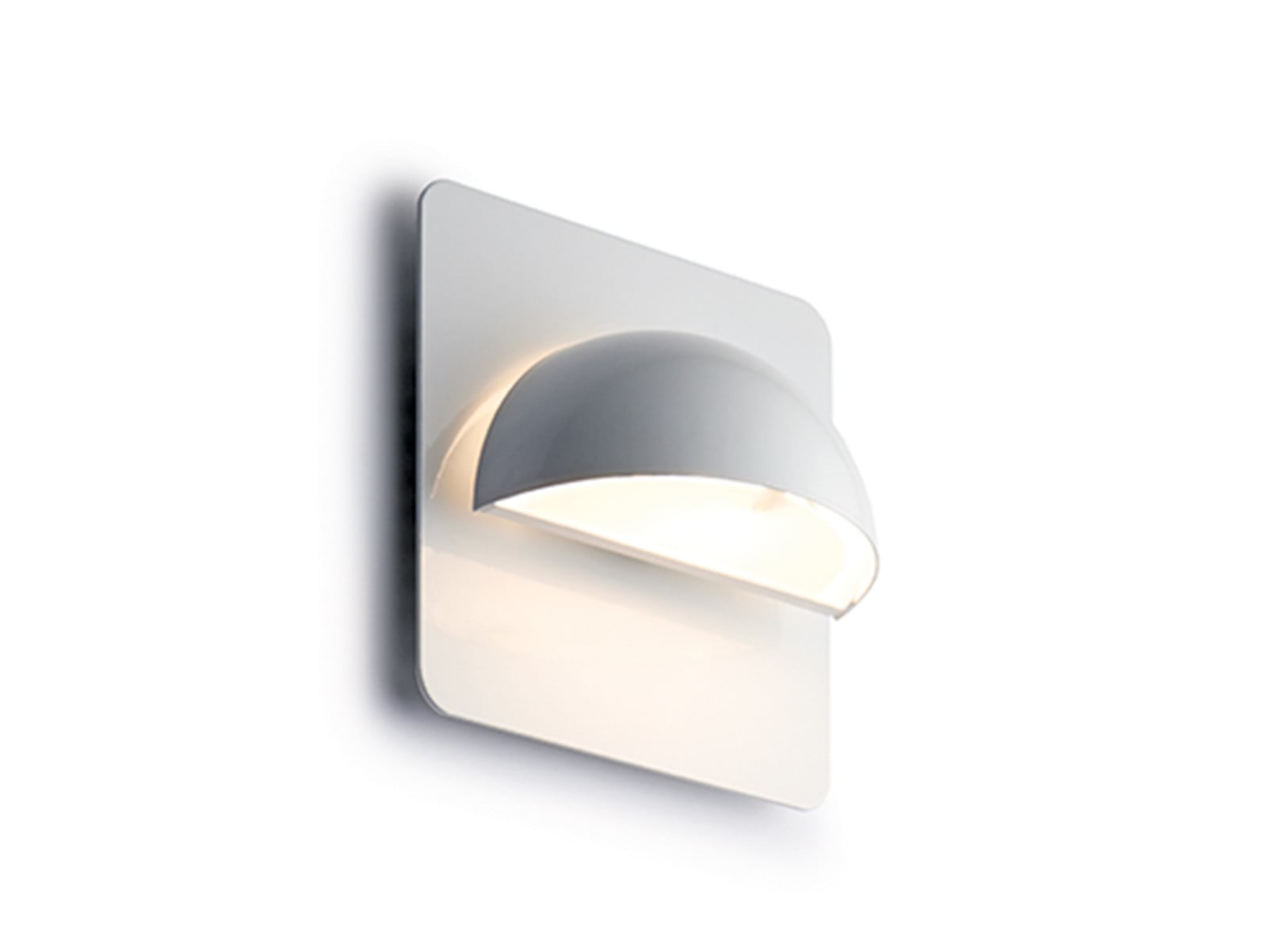Rørhat Aplique Exterior w/Backplate Blanco - LIGHT-POINT - Terraza - Metal