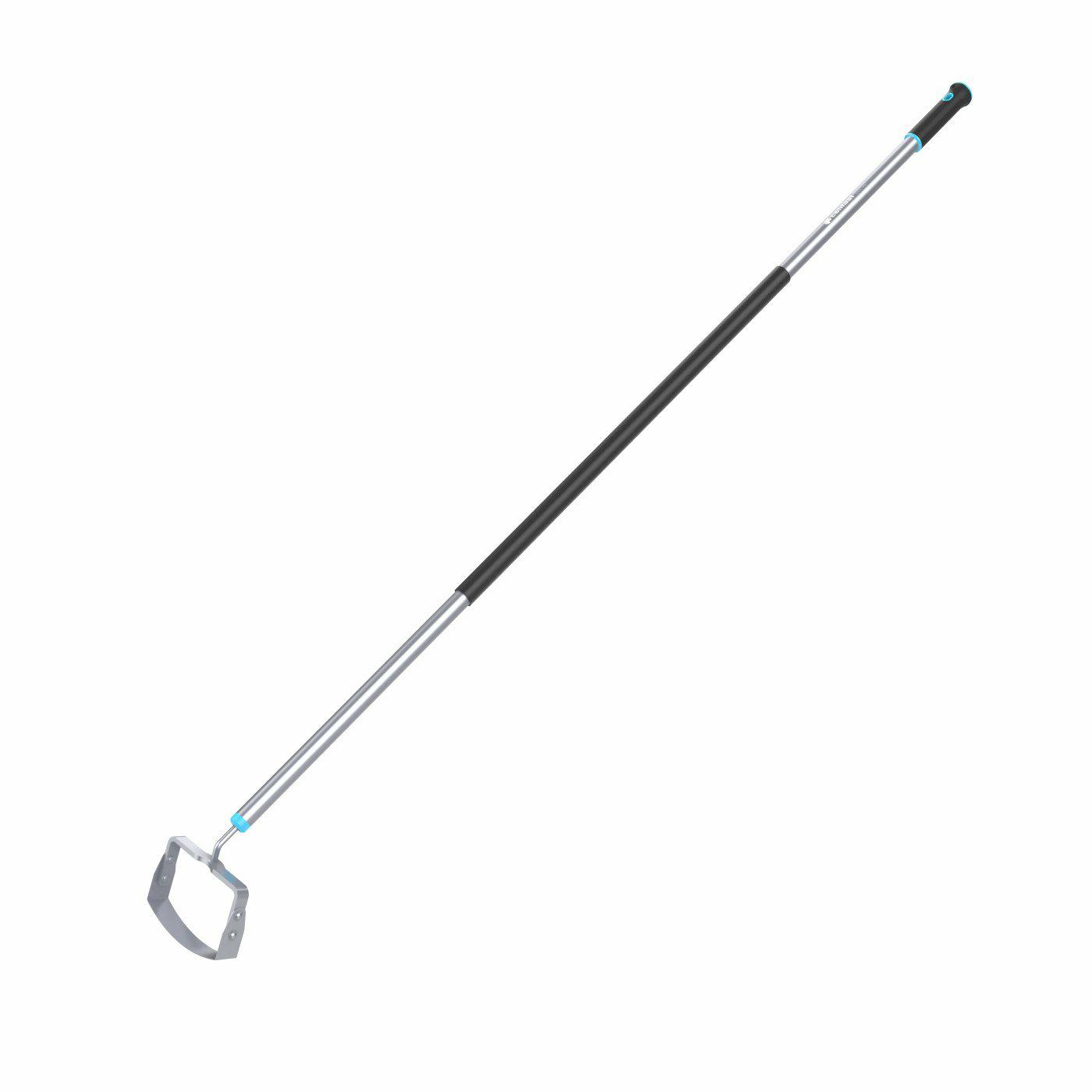 Rastrillo/Desmalezadora, ENERGO™, modelo 40-041, ideal para desherbar y limpiar suelos de malezas, acero inoxidable, mango de aluminio, antideslizante, 1610 mm, 0,86 kg