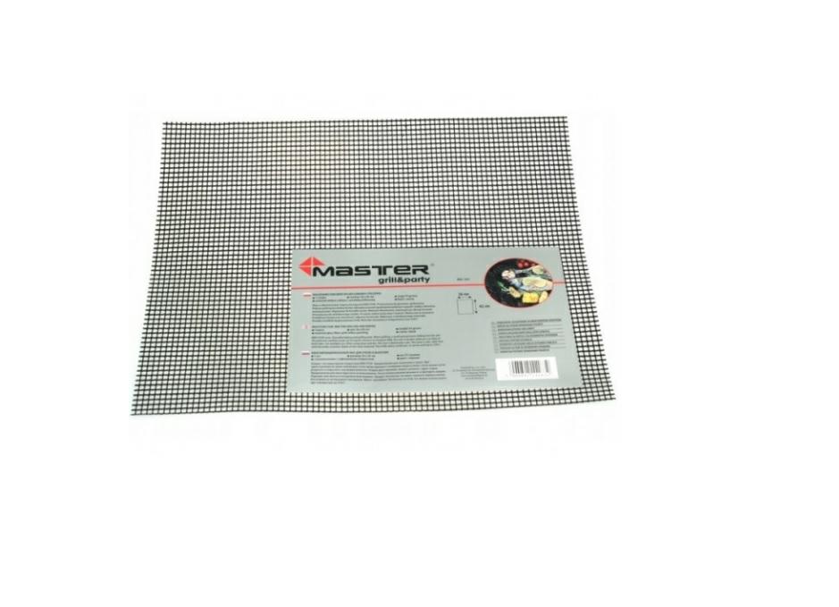 Rejilla para hornear y asar 36x42 cm, Master Grill, herramienta para parrilla, acero resistente, fácil de usar, color negro