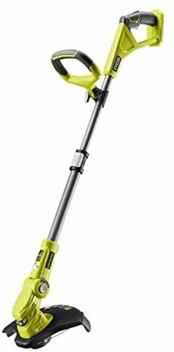 RYOBI - Cortabordes Eléctrico Inalámbrico a Batería 18V One+ Ø 25-30cm - Usos Trabajos de Acabado, Bordes de Macizos y Parte Baja de Taludes, (Batería no incluida) - Gran Confort de Trabajo - OLT1832