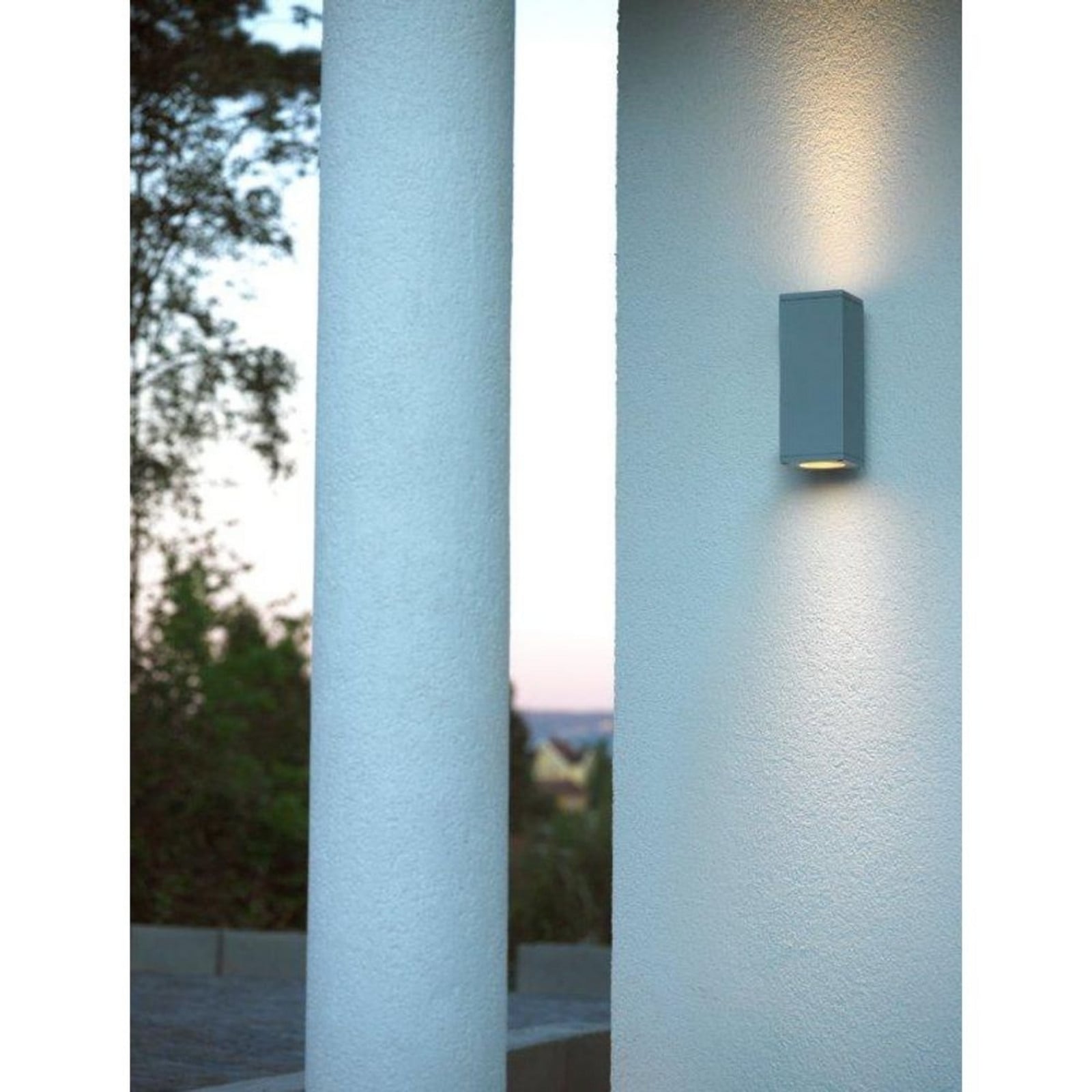 Sandvik Up/Down Aplique Exterior LED White - Norlys - Terraza - Aluminio