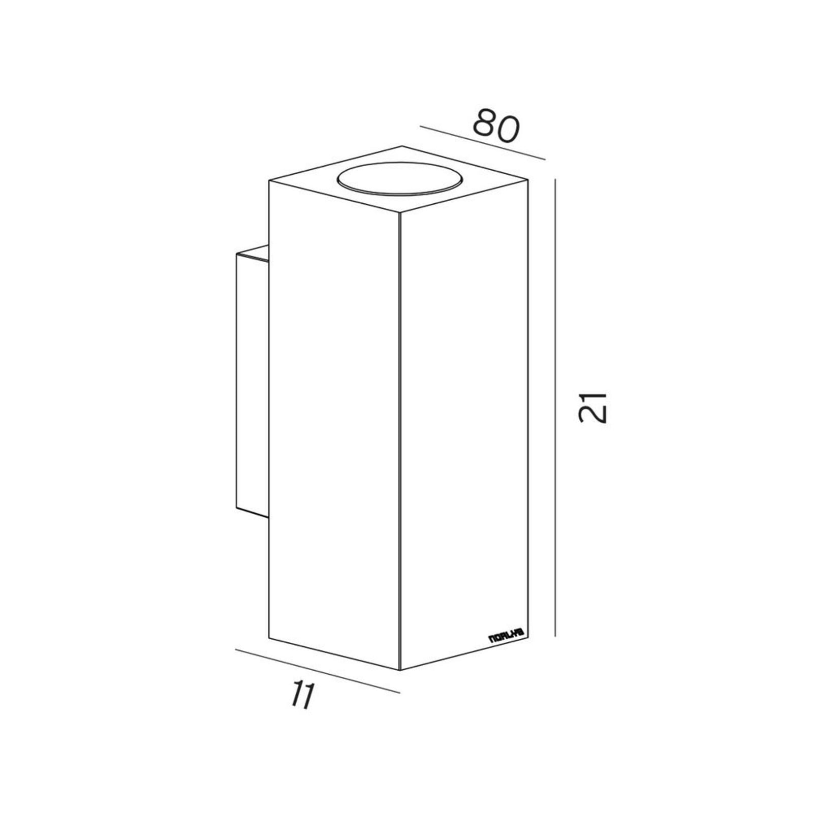 Sandvik Up/Down Aplique Exterior White - Norlys - Terraza - Aluminio