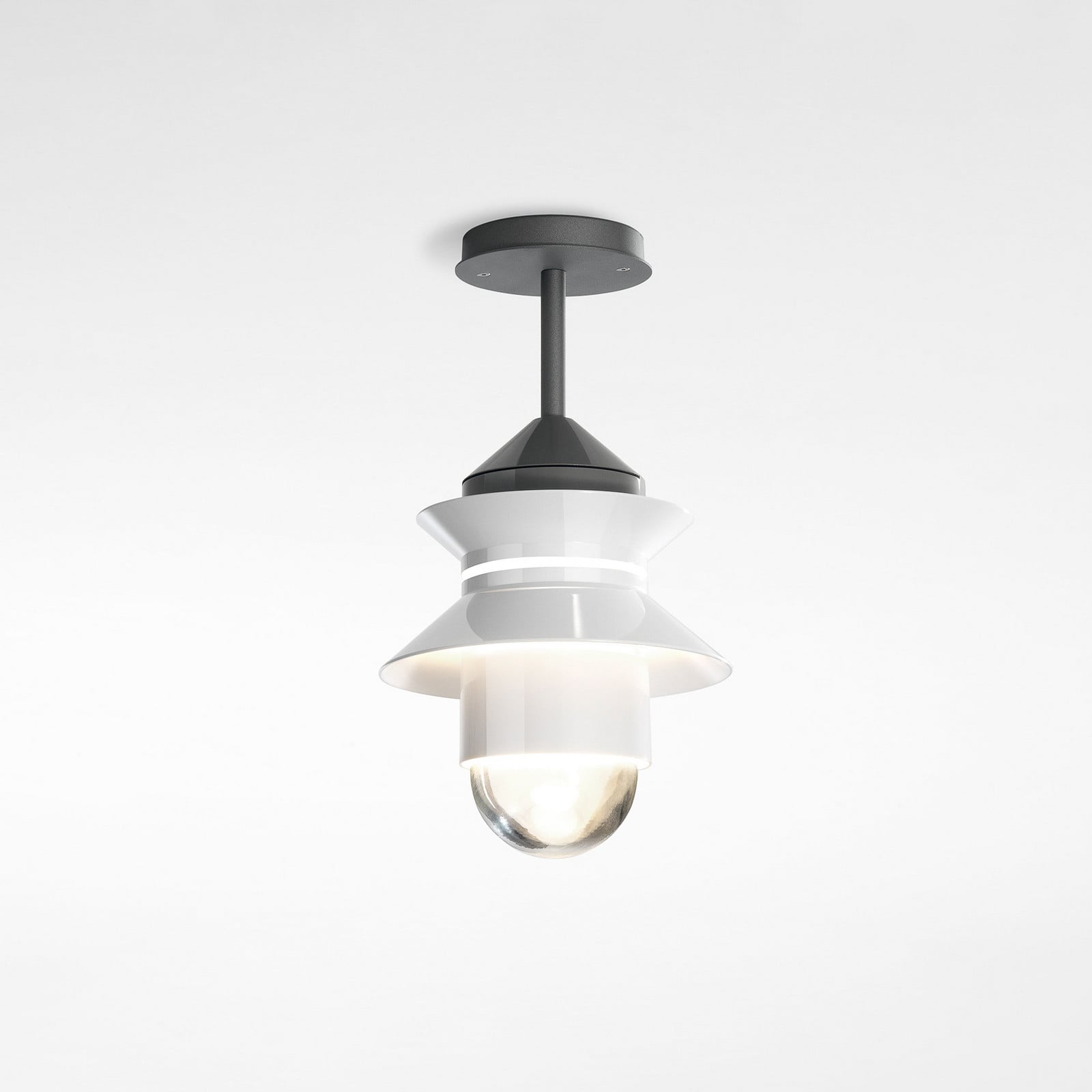 Santorini C Lámpara Colgante Blanco - Marset - Diseño - Vidrio