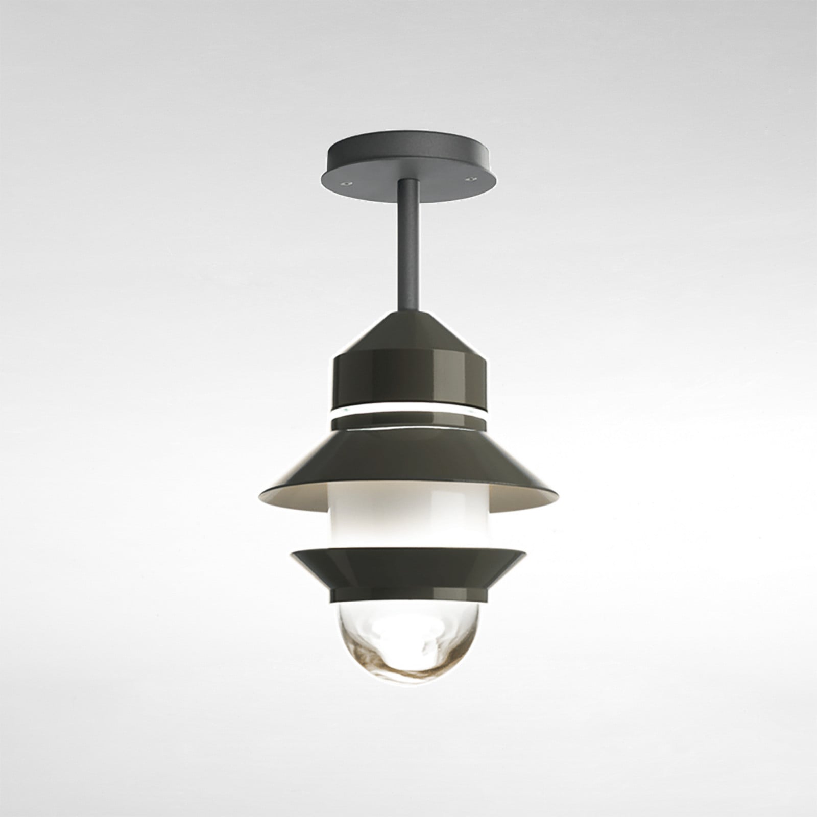 Santorini C Lámpara Colgante Gris - Marset - Diseño - Vidrio