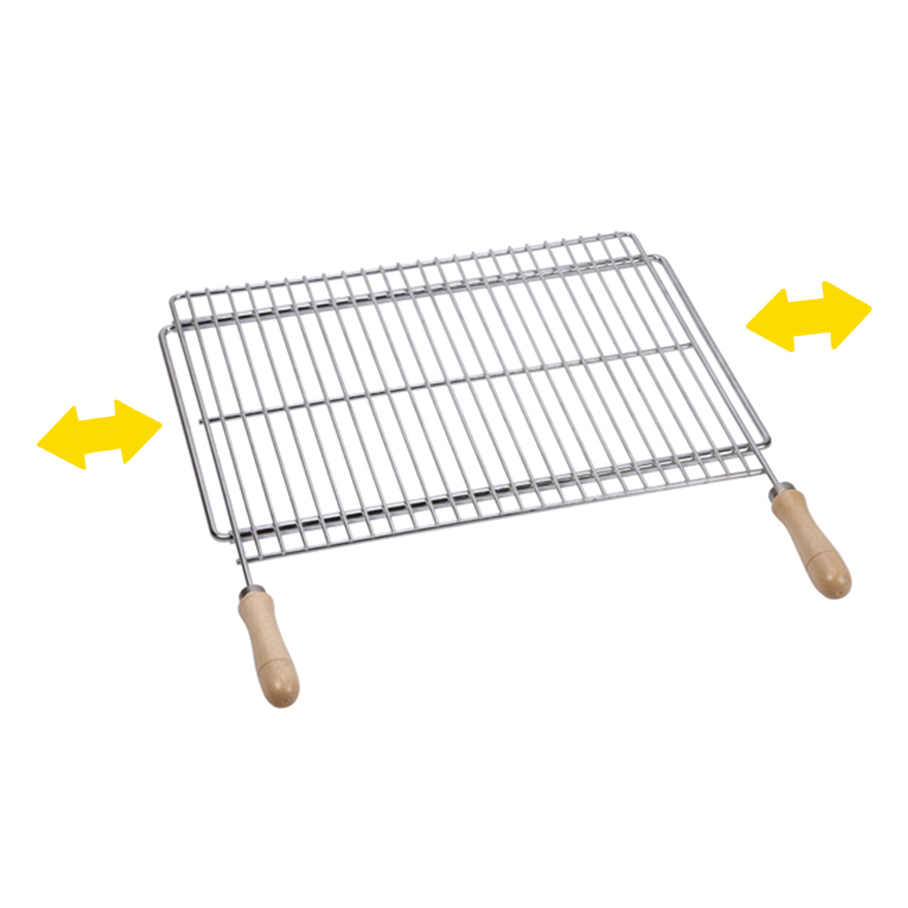 Sauvic 02726 - Parrilla Barbacoa Extensible, 70 x 40 cm