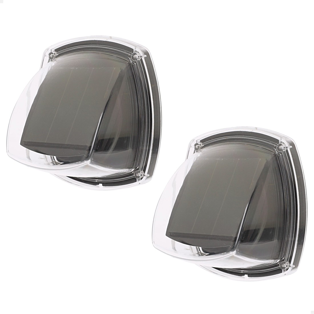 Set de 2 apliques solares led 3 lúmenes