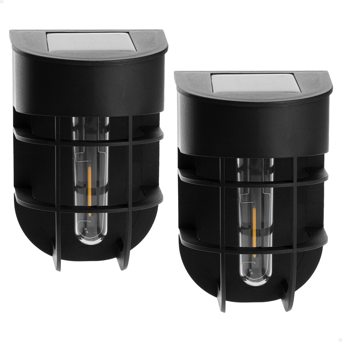 Set de 2 apliques solares led 6 lúmenes