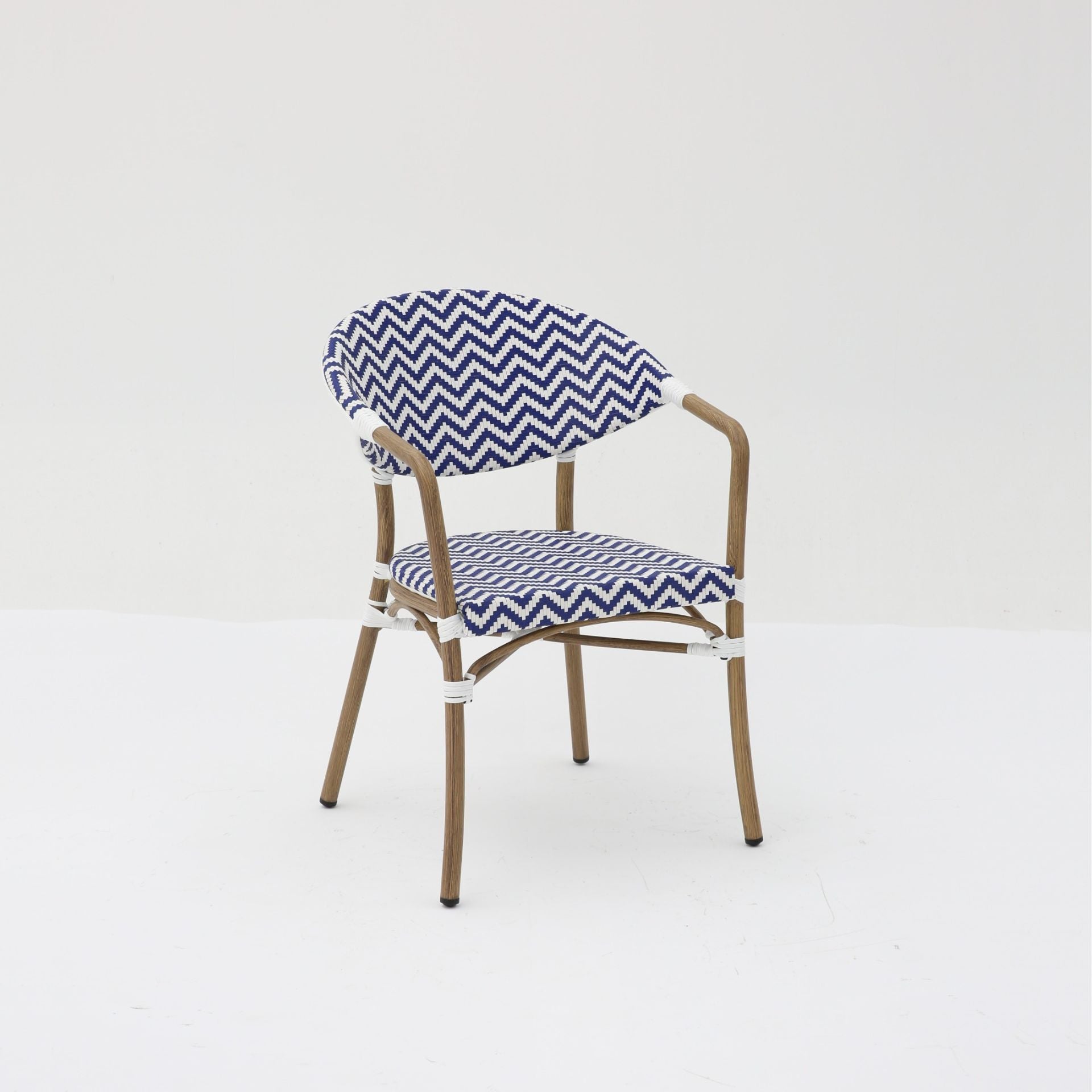 Silla de jardín de ratán sintético Marine 57x60x83cm