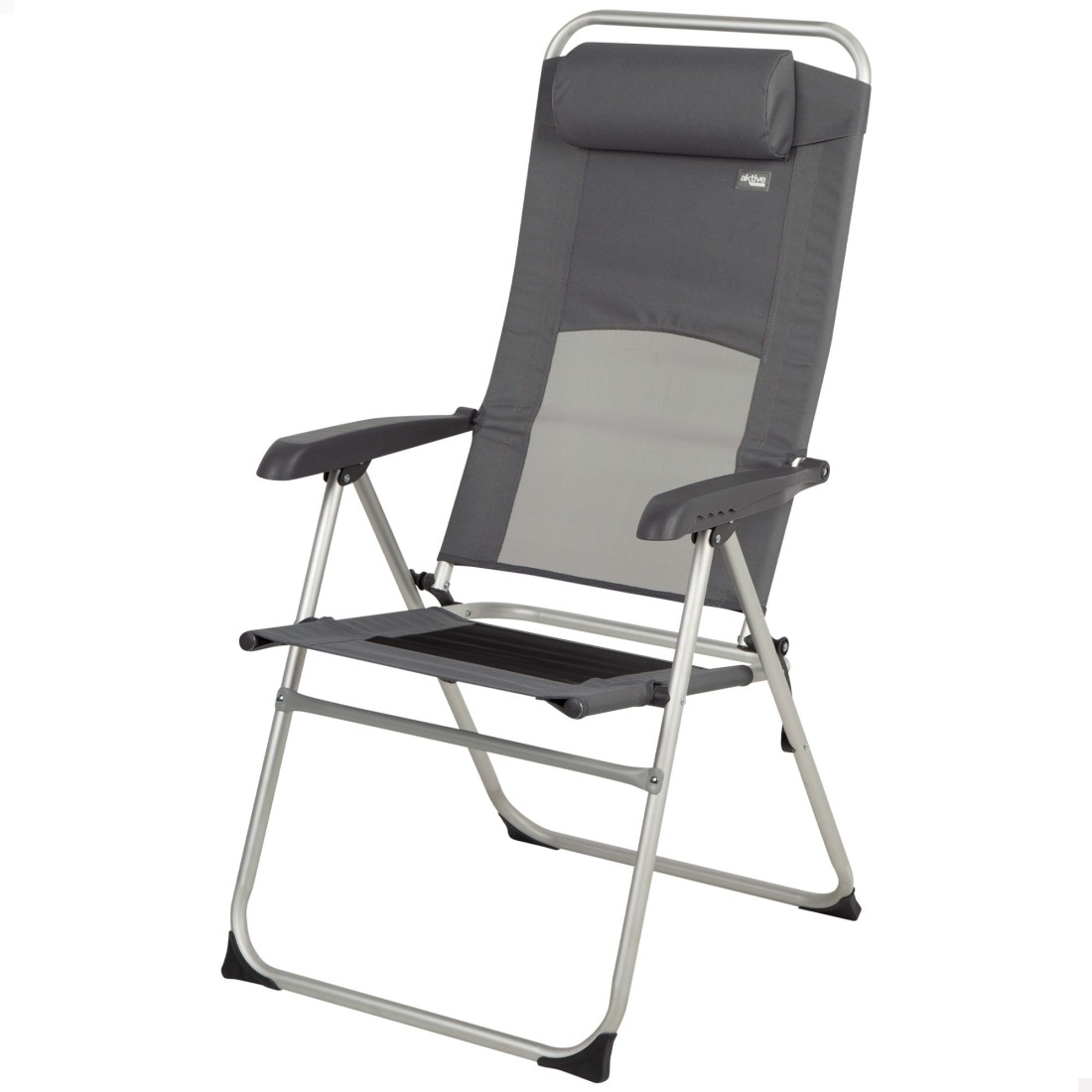Silla plegable jardín reclinable 6 posiciones