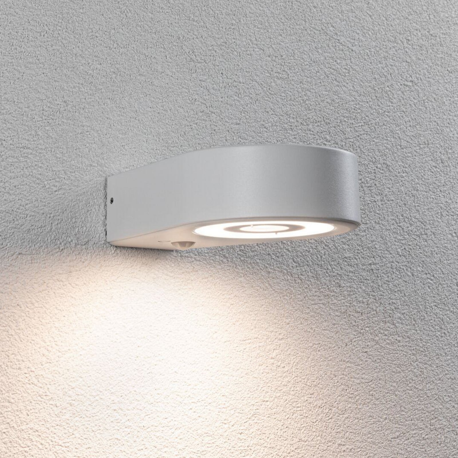 Silma Aplique Exterior con Sensor SWR Blanco - Paulmann - Moderno - Aluminio - Redonda