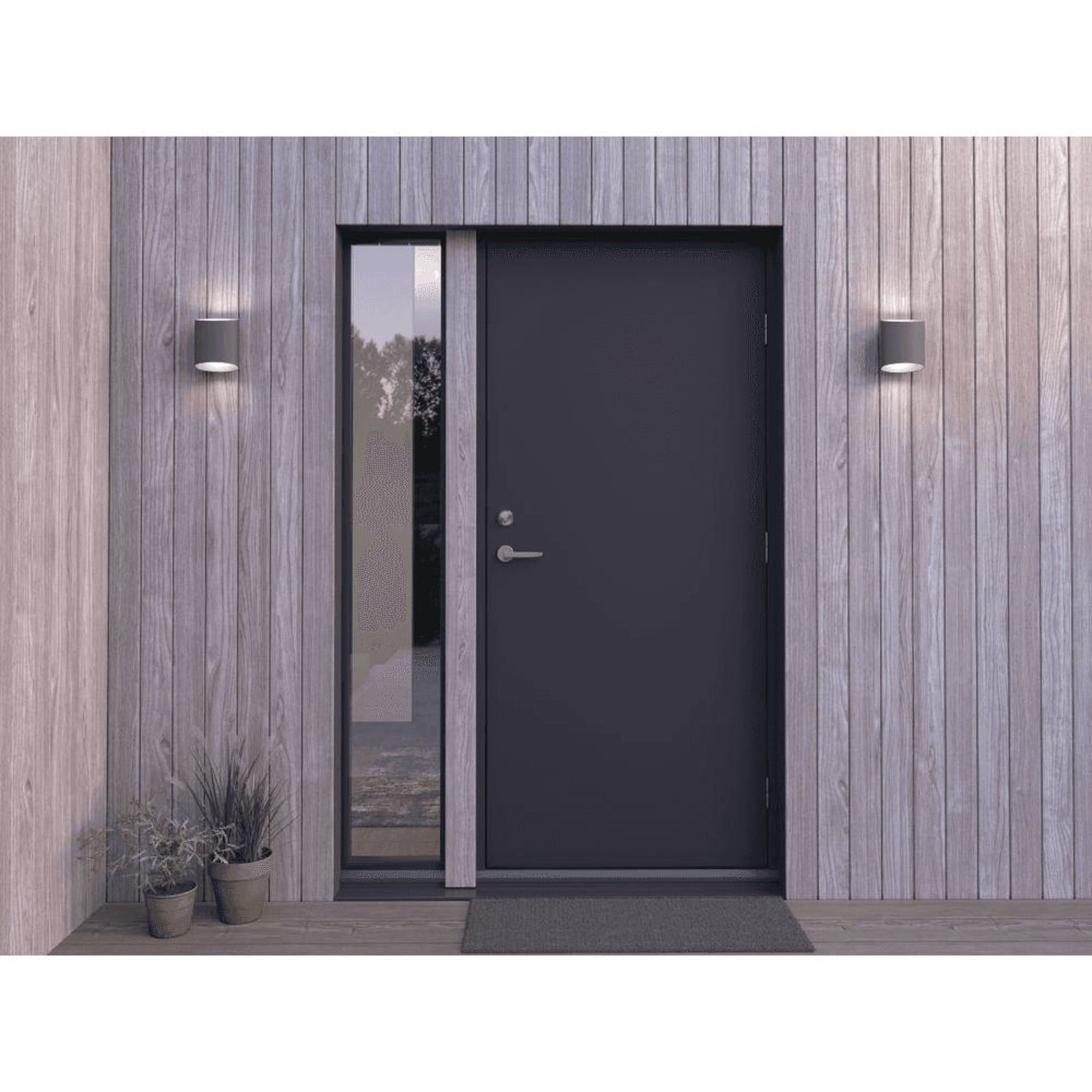 Sinne Aplique Exterior Graphite - Belid - Terraza - Metal