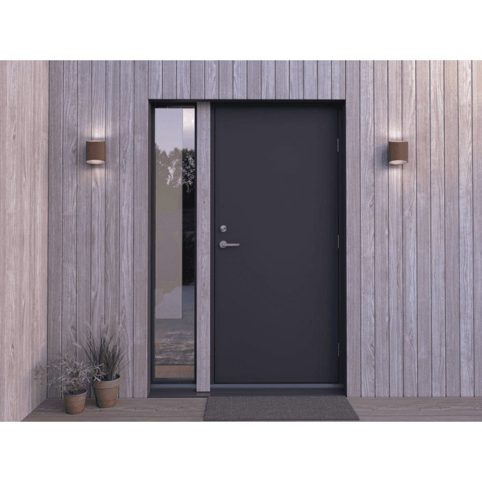 Sinne Aplique Exterior Rust - Belid - Terraza - Metal