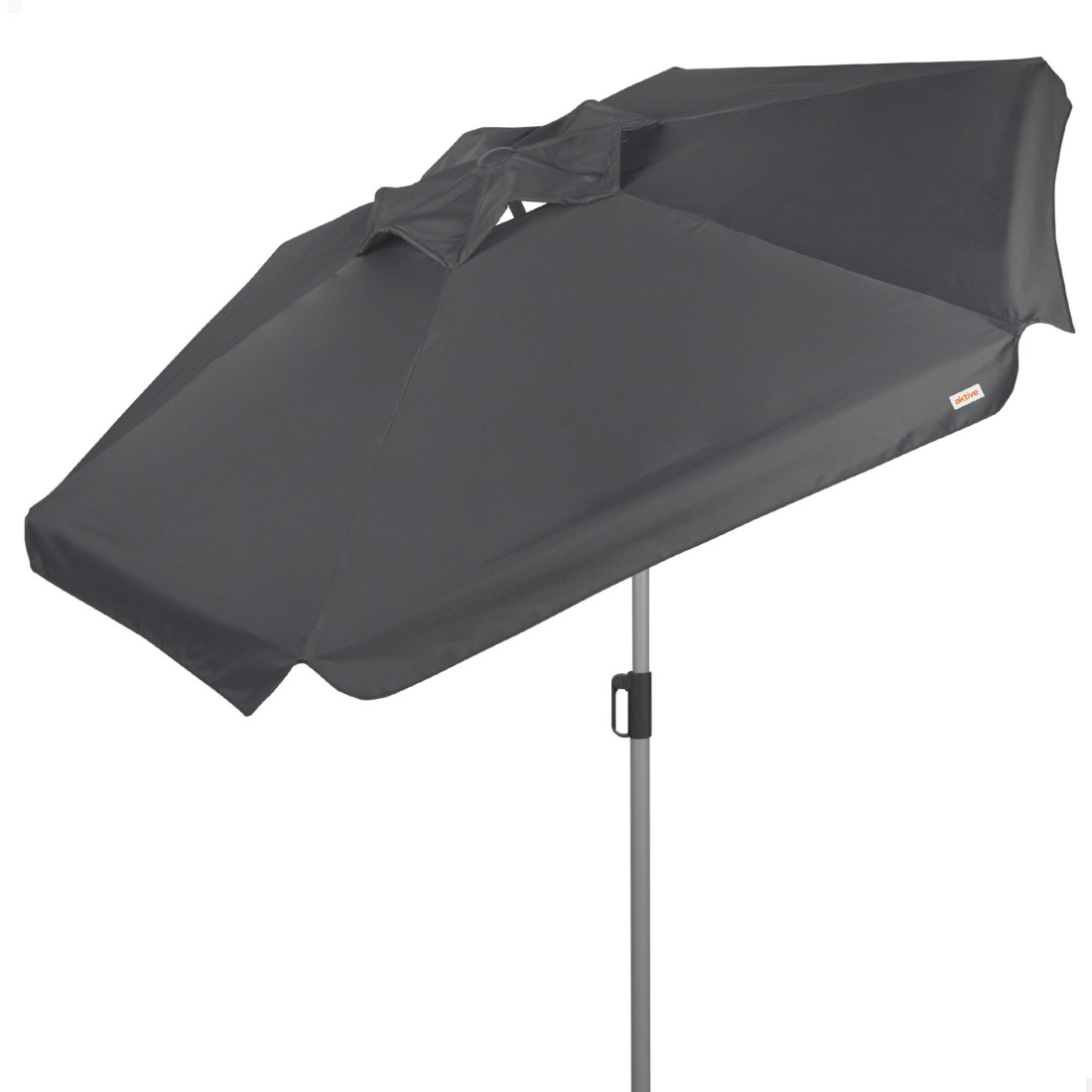 Sombrilla grande jardín antiviento inclinable 230 cm uv50 antracita