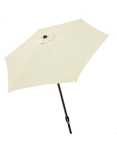 Sombrilla para terraza y jardín ø250 cm blanco
