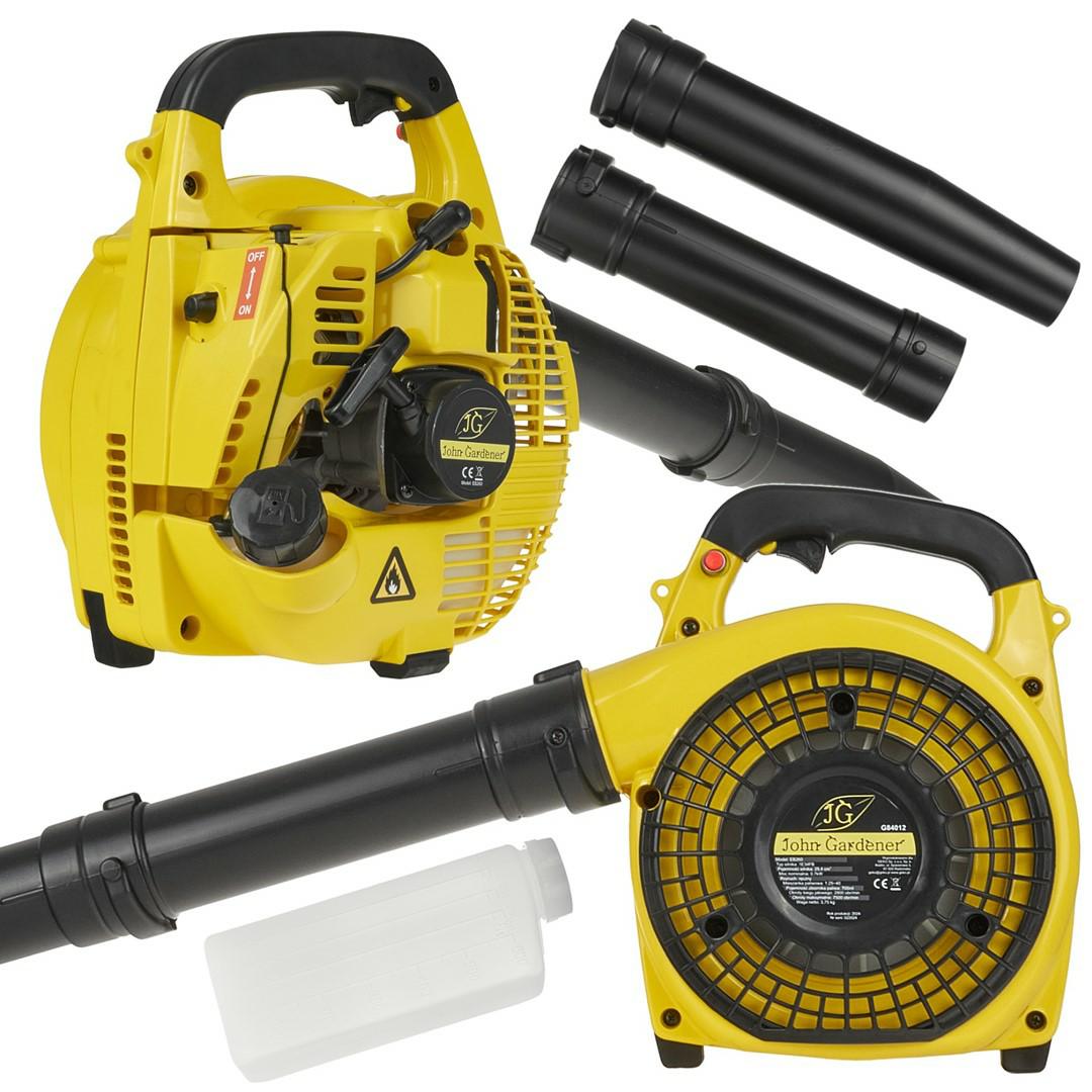 Soplador a gasolina para hojas JG, modelo de alto rendimiento, ideal para jardinería, motor potente, diseño ergonómico y duradero.