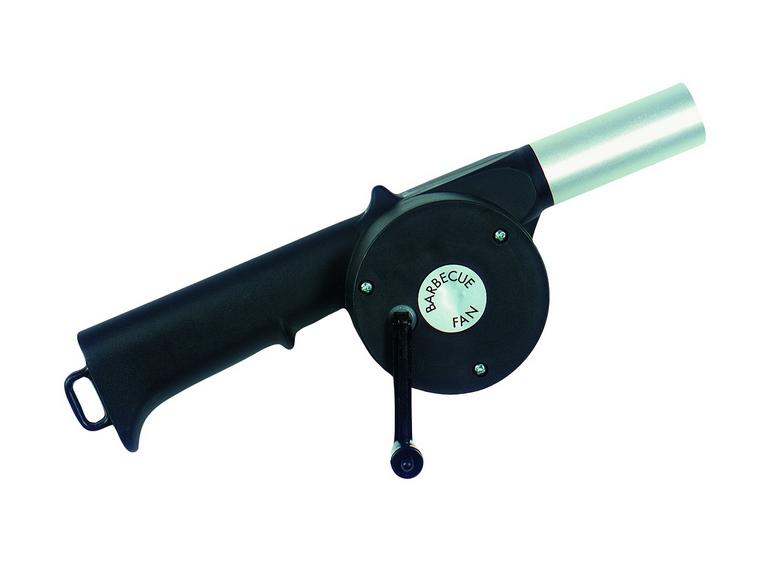 Soplador para barbacoa MG226, Mastergrill, ventilador con carrete, alta potencia, ideal para encender carbón, color negro